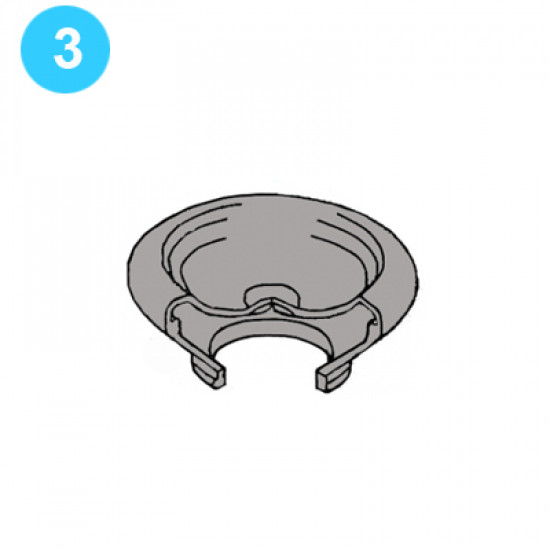item#3 2-1/2 Gallon Diaphragm - (NBR) Nitrile (Buna-N) Hydril Style Series IP-6000psi image