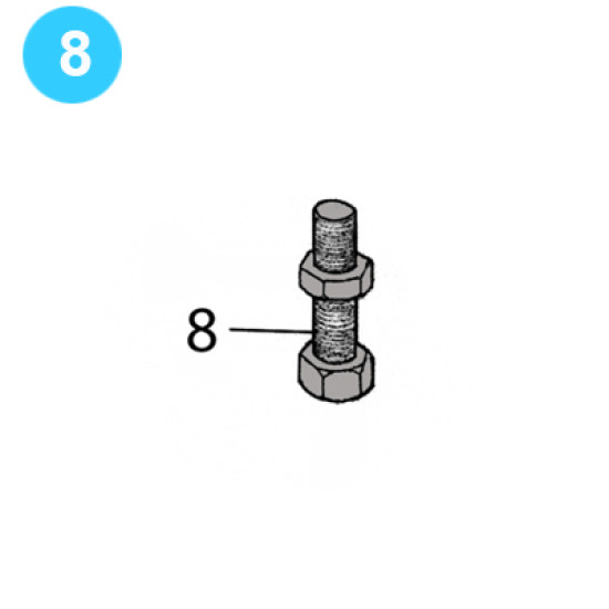 item#8 1 Gallon Stud Nut Hydril Style Series IP-275psi image