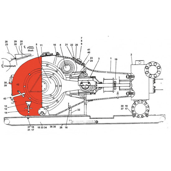 item#24 F-650 General Assembly Continental Emsco Style 1/2