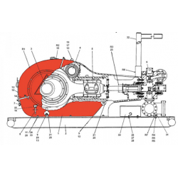 item#4A FA-1600 General Assembly Continental Emsco Style Pinion  item#4A FA-1600 General Assembly Continental Emsco Style Pinion
