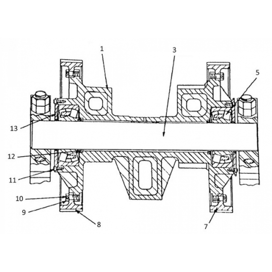 item#5 PAH Eccentric PAH Crosshead Gardner Denver Style Bearing image