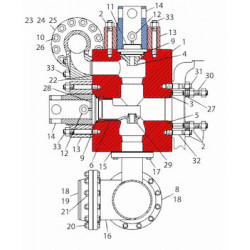 PZ-11HP Fluid Cylinder & Manifolds 7500psi HP, Gardner Denver Style Fluid Cylinder PZ-11HP Fluid Cylinder & Manifolds 7500psi HP, Gardner Denver Style Fluid Cylinder