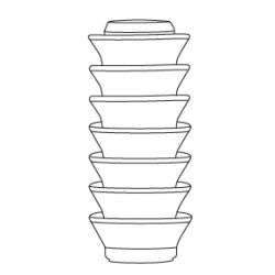 item#18 Type MV Tubing Swab Cup Guiberson Style OD 2-7/8 item#18 Type MV Tubing Swab Cup Guiberson Style OD 2-7/8