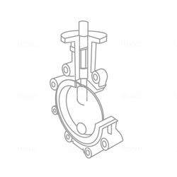 Demco Style Butterfly Valve Series NE-C - 12in Complete Throttling