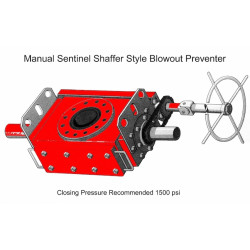 item#38 Ram Sentinel with Manual Operator BOP Shaffer Style 7/8" x 4" Socket Head Cap Screw item#38 Ram Sentinel with Manual Operator BOP Shaffer Style 7/8" x 4" Socket Head Cap Screw