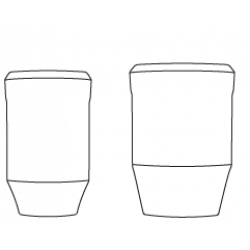 item#1 Type GW Tubing Swab Cup Guiberson Style OD 2 item#1 Type GW Tubing Swab Cup Guiberson Style OD 2