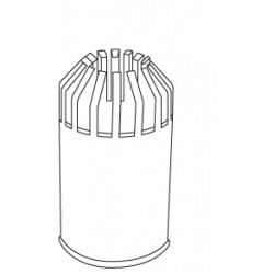 Type UF Tubing Swab Cup Guiberson Style OD 2 Type UF Tubing Swab Cup Guiberson Style OD 2